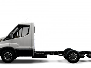 iveco daily single cab l2 chassis 2022 Model 3D