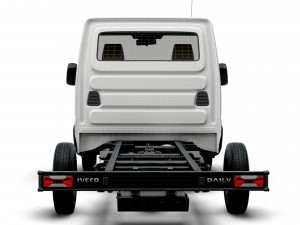 iveco daily single cab l2 chassis 2022 Model 3D
