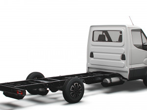 iveco daily single cab l3 chassis 2022 3D Model