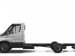 iveco daily single cab l3 chassis 2022 3D Model