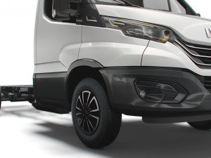 iveco daily single cab l3 chassis 2022 3D Model