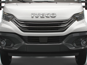 iveco daily single cab l3 chassis 2022 3D Model