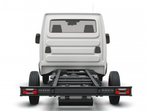 iveco daily single cab l3 chassis 2022 3D Model