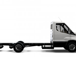 iveco daily single cab l3 chassis 2022 3D Model