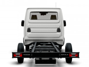iveco daily single cab l3 chassis 2022 3D Model