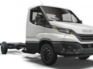 iveco daily tek kabin l4 şasi 2022 3D Model