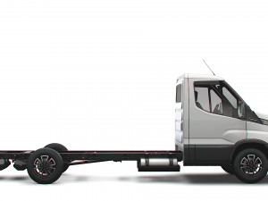 iveco daily single cab l4 chassis 2022 3D 模型