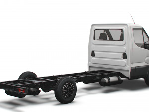 iveco daily single cab l4 chassis 2022 3D 模型