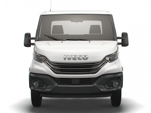 iveco daily single cab l4 chassis 2022 3D 模型
