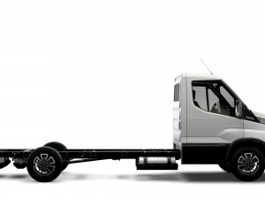 iveco daily single cab l4 chassis 2022 3D 模型
