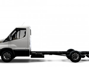 iveco daily single cab l4 chassis 2022 3D 模型