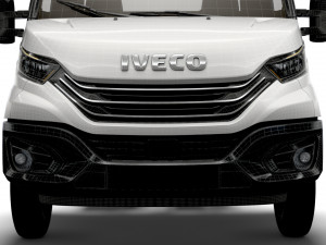 iveco daily single cab l4 chassis 2022 3D 模型