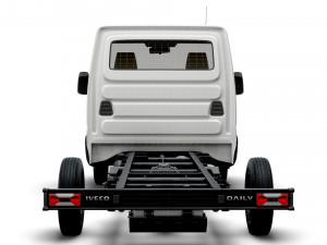 iveco daily single cab l4 chassis 2022 3D 模型