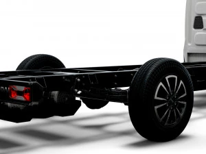 iveco daily single cab l4 chassis 2022 3D Model