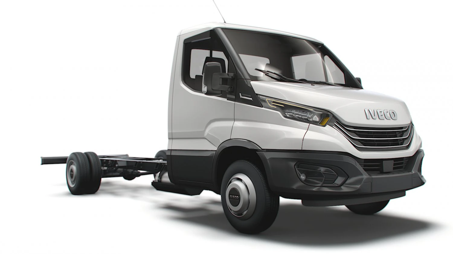 iveco daily single cab l5 chassis 2022 3D Model .c4d .max .obj .3ds .fbx .stl .blend 