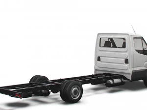 iveco daily single cab l5 chassis 2022 3D Model