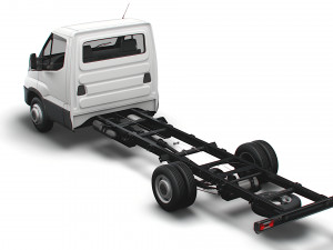 iveco daily single cab l5 chassis 2022 3D-Modell
