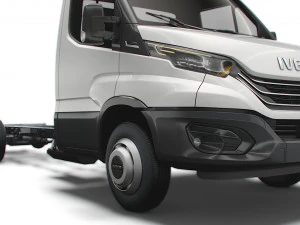 iveco daily single cab l5 chassis 2022 3D Model