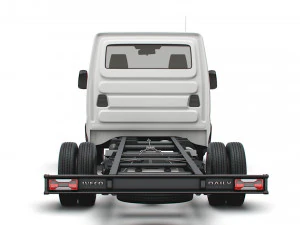iveco daily single cab l5 chassis 2022 3D Model
