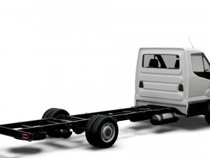 iveco daily single cab l5 chassis 2022 3D Model