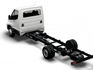 iveco daily single cab l5 chassis 2022 3D-Modell