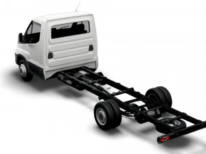 iveco daily single cab l5 chassis 2022 3D Model