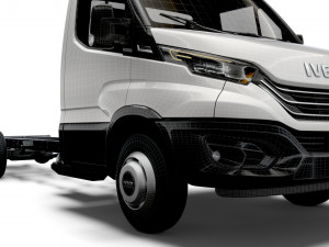 iveco daily single cab l5 chassis 2022 3D-Modell