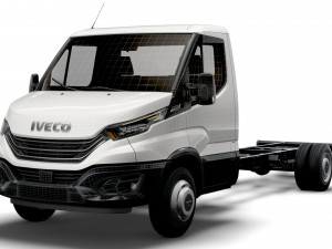 iveco daily single cab l5 chassis 2022 3D-Modell