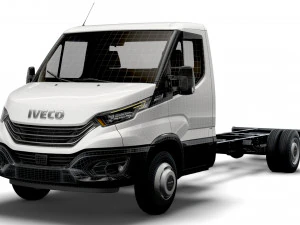 iveco daily single cab l5 chassis 2022 3D Model