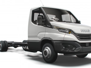 iveco daily single cab l6 chassis 2022 3D Model