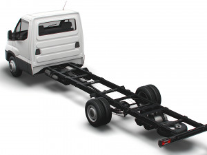iveco daily single cab l6 chassis 2022 3D मॉडल