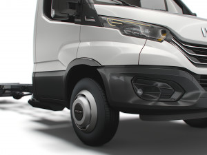 iveco daily single cab l6 chassis 2022 3D मॉडल