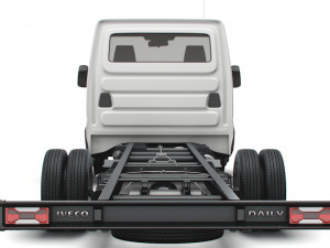 iveco daily single cab l6 chassis 2022 3D मॉडल