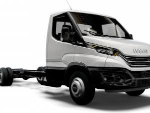 iveco daily single cab l6 chassis 2022 3D मॉडल