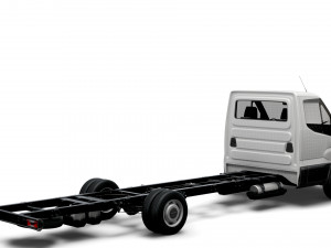 iveco daily single cab l6 chassis 2022 3D मॉडल
