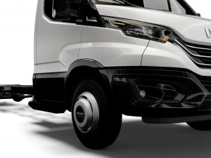 iveco daily single cab l6 chassis 2022 3D मॉडल