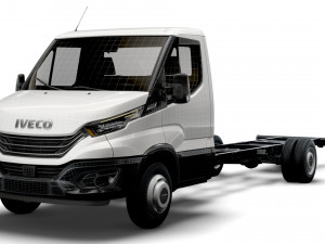 iveco daily single cab l6 chassis 2022 3D मॉडल