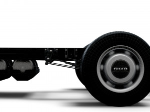 iveco daily single cab l6 chassis 2022 3D मॉडल