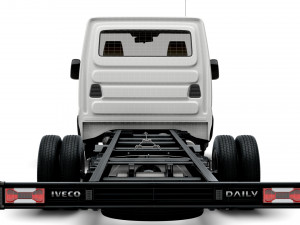 iveco daily single cab l6 chassis 2022 3D मॉडल