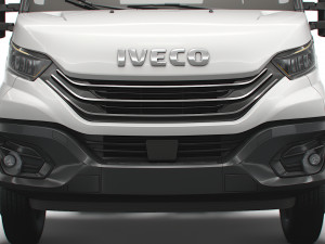 iveco daily single cab l7 chassis 2022 3D Model
