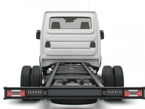 iveco daily single cab l7 chassis 2022 3D Model