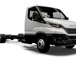 iveco daily single cab l7 chassis 2022 3D Model