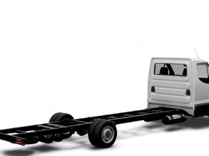 iveco daily single cab l7 chassis 2022 3D Model
