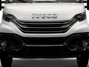 iveco daily single cab l7 chassis 2022 3D Model