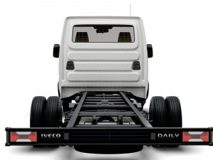 iveco daily single cab l7 chassis 2022 3D Model