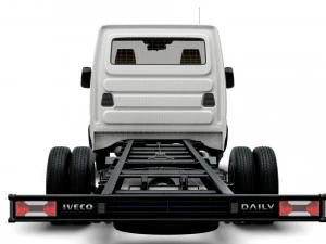 iveco daily single cab l7 chassis 2022 3D Model