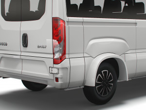 iveco daily minibus l2h2 2022 3D 모델