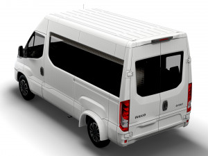iveco daily minibus l2h2 2022 3D 모델