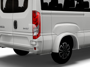 iveco daily minibus l2h2 2022 3D 모델
