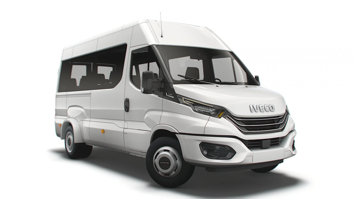 iveco daily minibus l3h2 2022 3D Model .c4d .max .obj .3ds .fbx .stl .blend